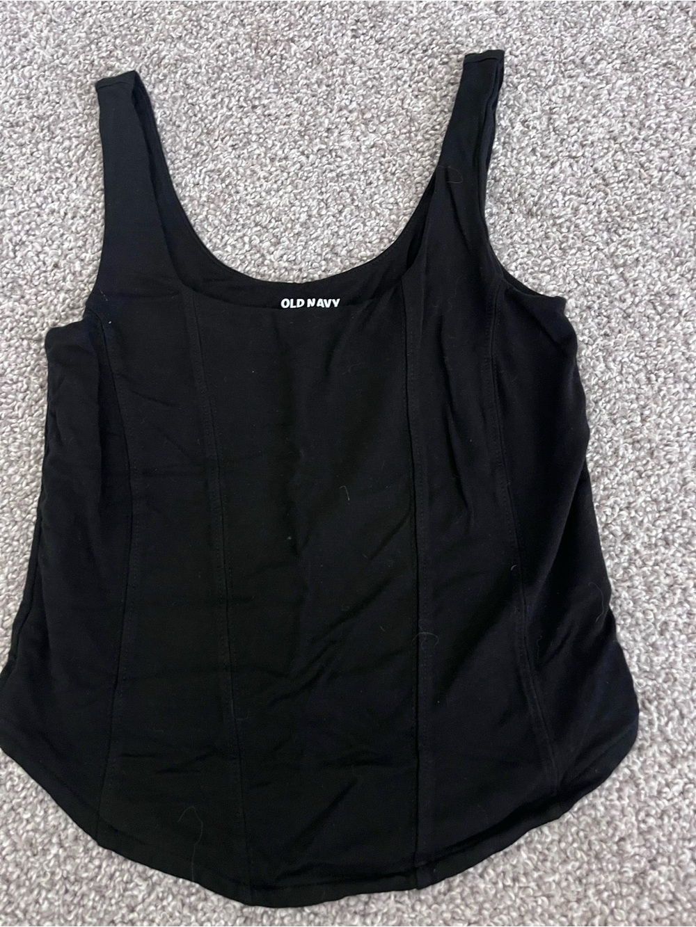 Old Navy Black Tank Top - Scoop Neck Women's Tank